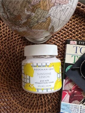Beekman 1802 Sunshine Lemon Goat Milk Whipped Body Cream 8 oz. New Sealed